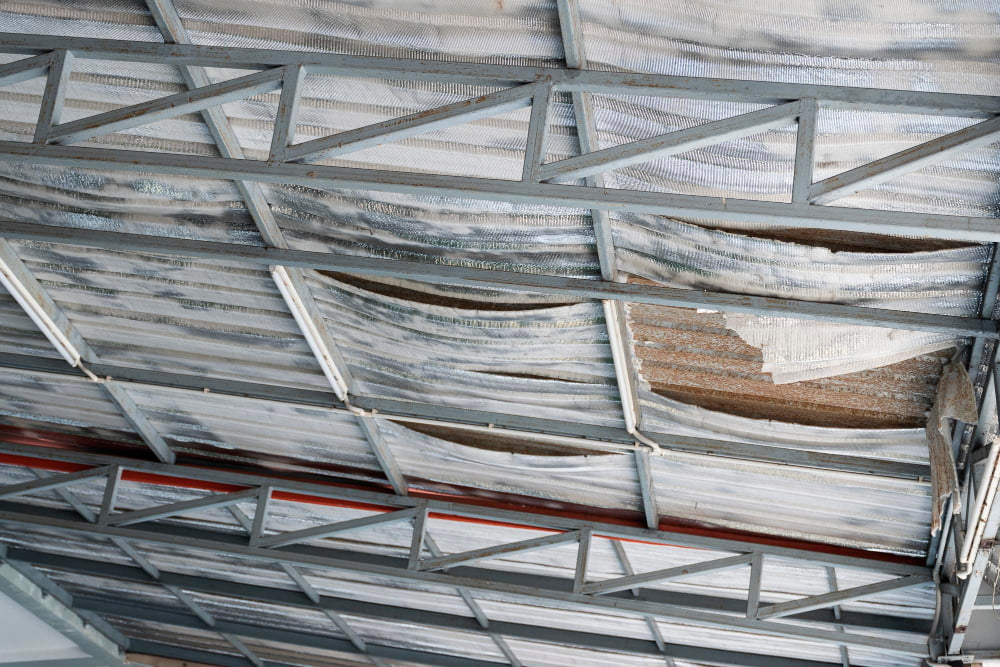 Identifying Signs of Falling Insulation in Metal Buildings