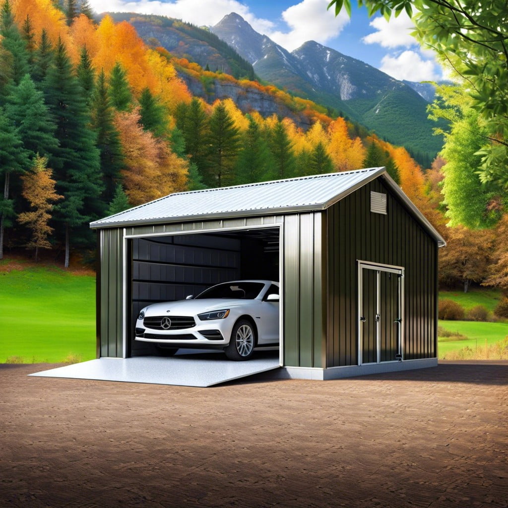 advantages of metal garages over traditional materials