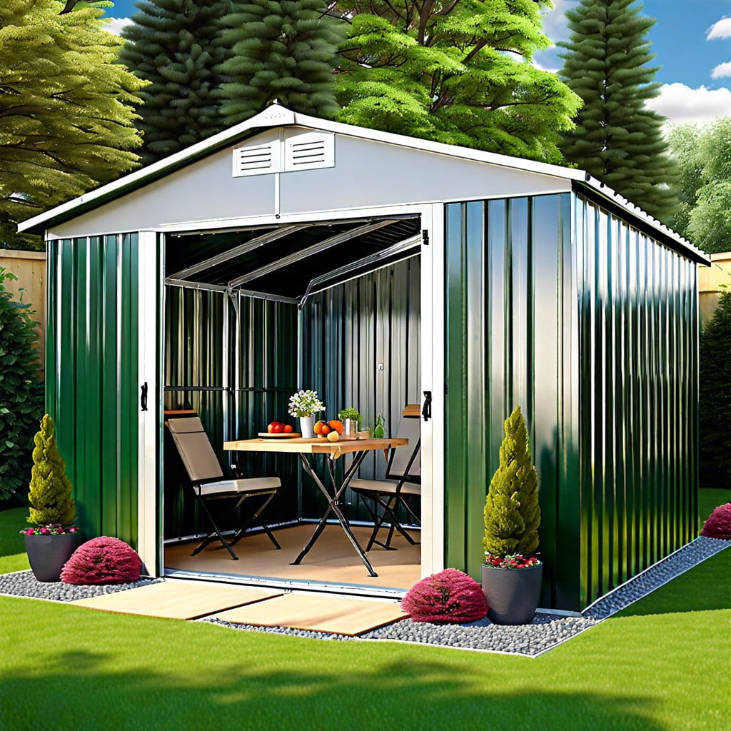 benefits of a 10x16 metal shed