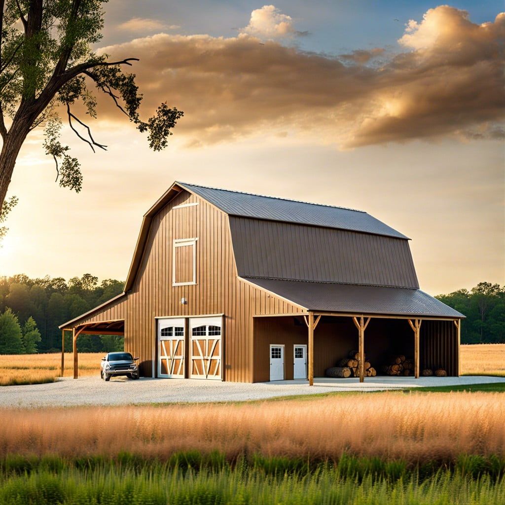 15 Two Tone Pole Barn Color Ideas To Inspire Your Build