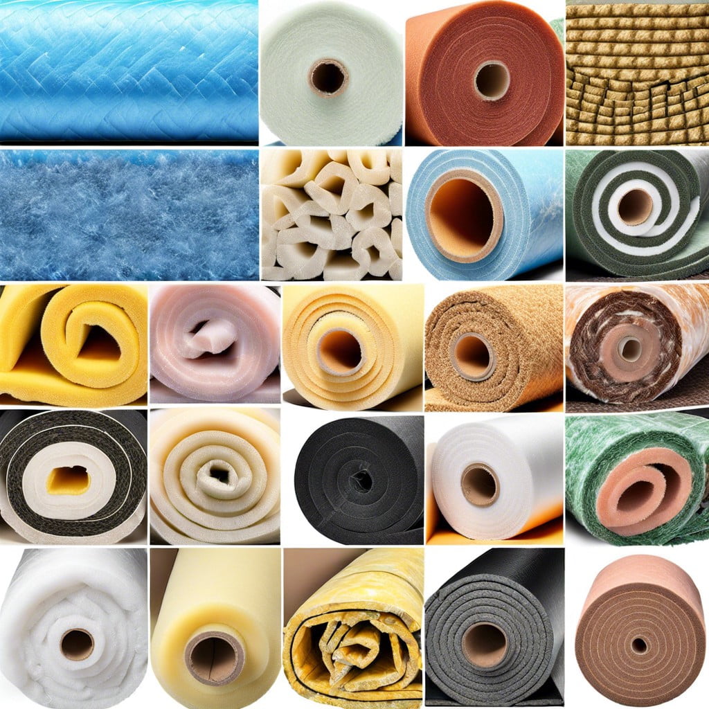 types of roll insulation materials
